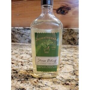 Bath & Body Works Stress Relief Eucalyptus Spearmint Foam Body Wash - 10 oz